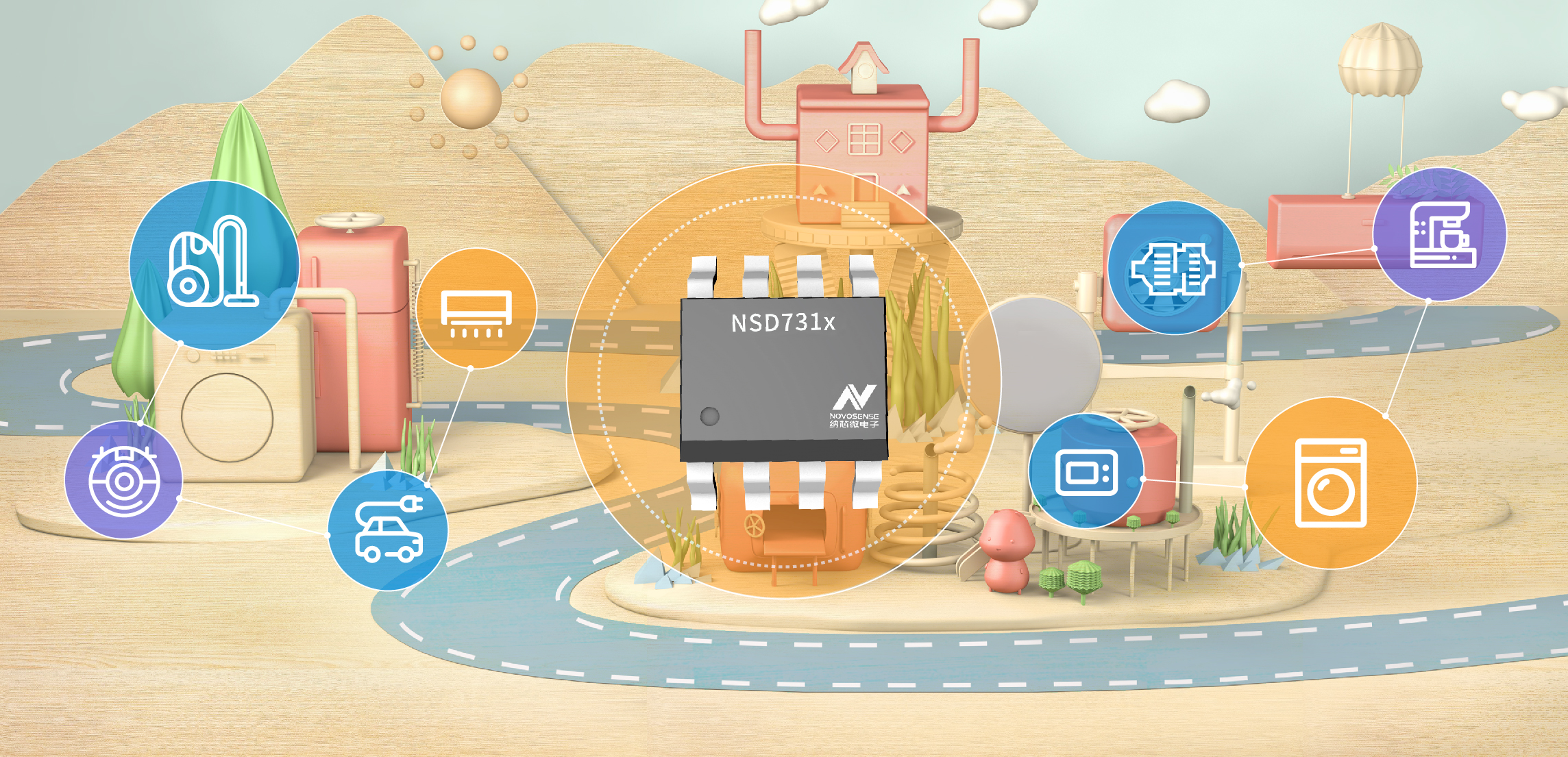 mg不朽情缘官网直流有刷电机驱动NSD731x系列发布多款新品，任君挑选！